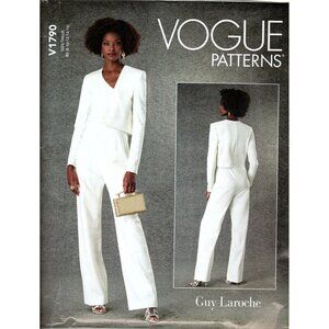 Vogue V1790 Misses 8 to 16 Guy Laroche Jumpsuit Uncut Sewing Pattern